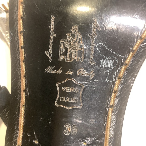 Mariarosaria Ferrara handmade in Italy sandals Swarovski crystal cats - Picture 6 of 11